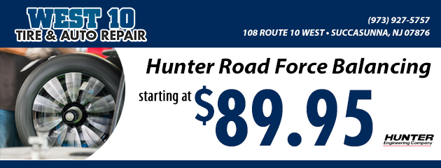 Hunter Road Force Balancing starting at $89.95